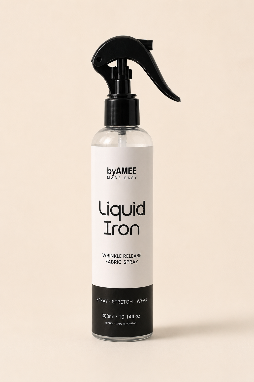 byAMEE Liquid Iron 300ml wrinkle-release fabric spray bottle