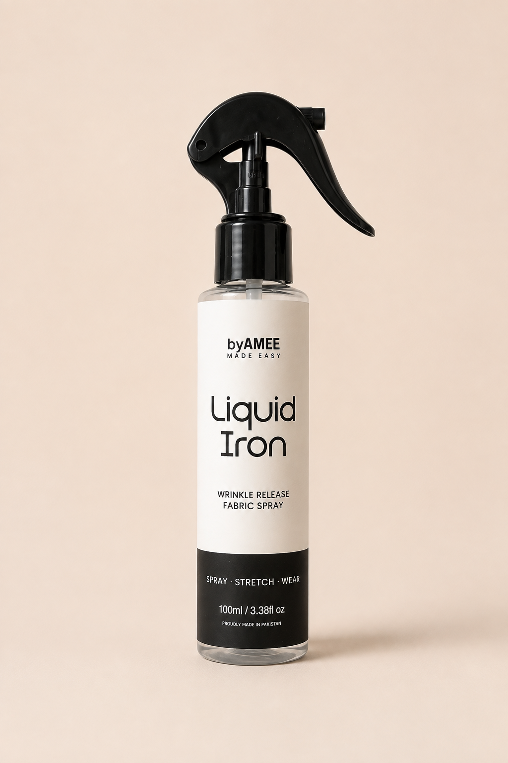 byAMEE Pocket Press 100ml travel-size fabric spray bottle